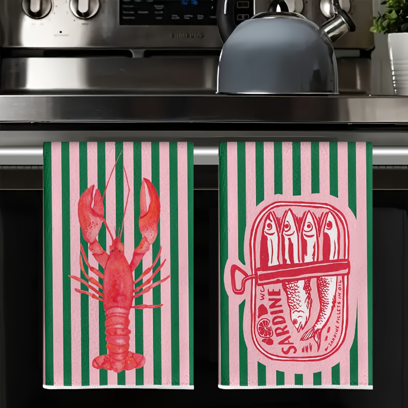 2Pcs, American Retro Striped S - огляд і ціна Home Cooking Cookbook
