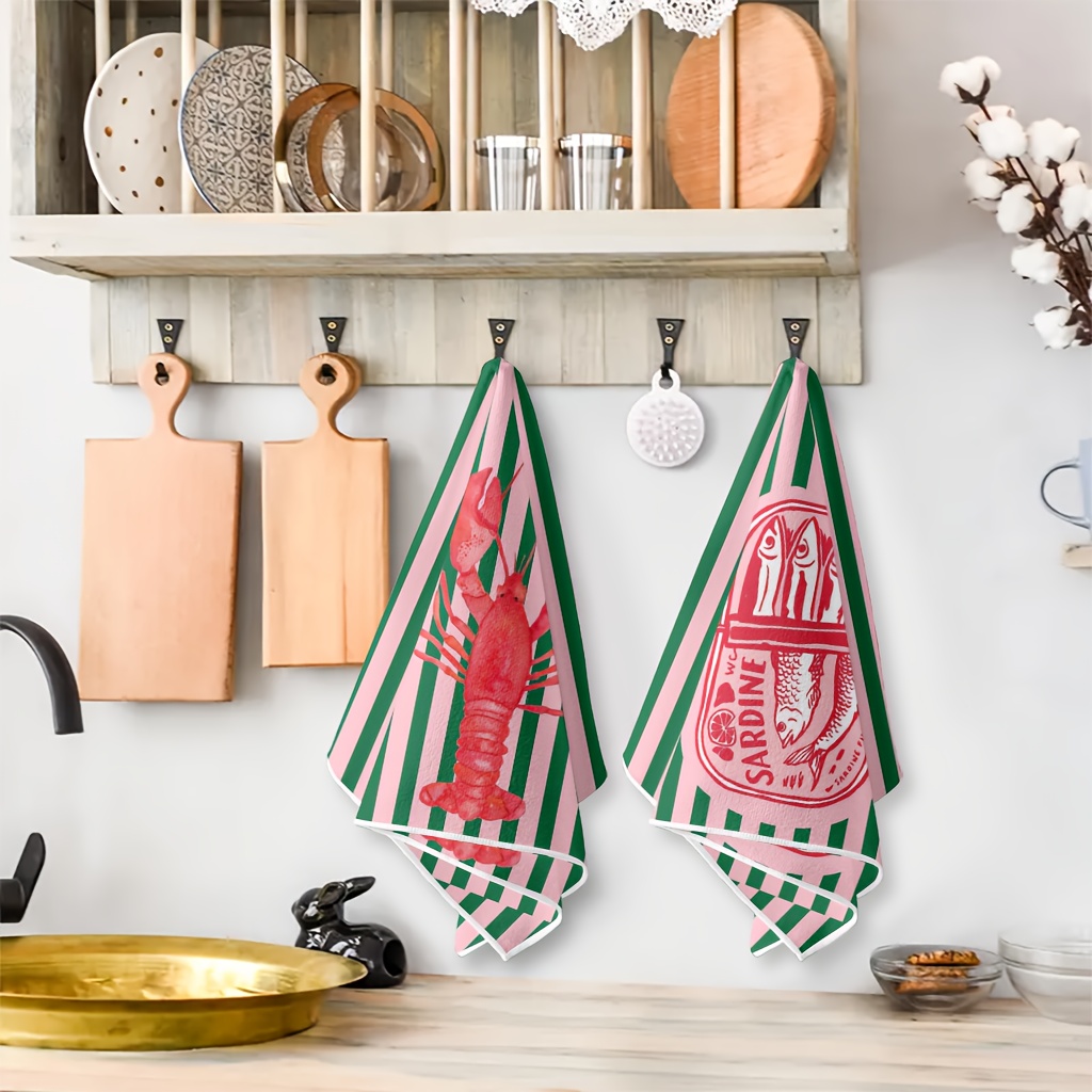 2Pcs, American Retro Striped S - огляд і ціна Home Cooking Cookbook