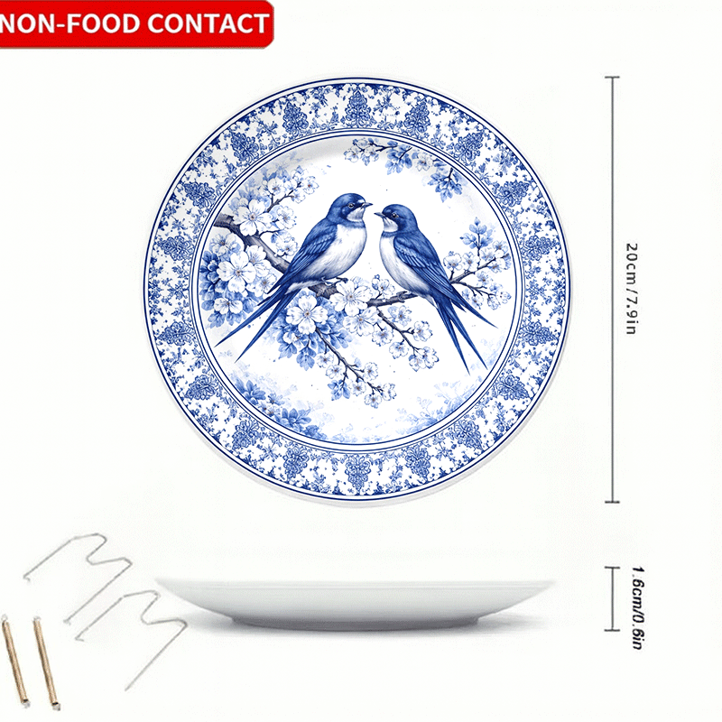Decorative Plate with Blue-and - огляд і ціна Home Cooking Recipes